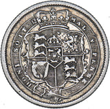 1816 Shilling - George III British Silver Coin - Nice