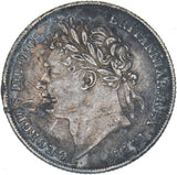 1824 Shilling - George IV British Silver Coin
