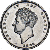 1825 Shilling - George IV British Silver Coin