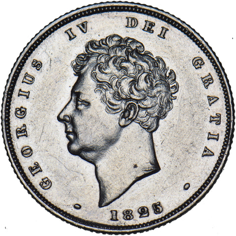 1825 Shilling - George IV British Silver Coin