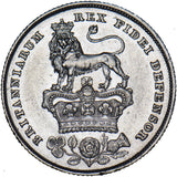 1825 Shilling - George IV British Silver Coin