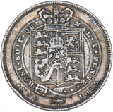 1825 Shilling - George IV British Silver Coin - Nice