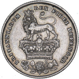 1826 Shilling - George IV British Silver Coin - Very Nice