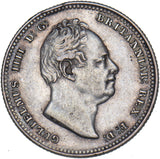 1836 Shilling - William IV British Silver Coin - Nice