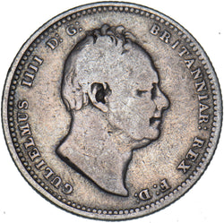 1837 Shilling - William IV British Silver Coin