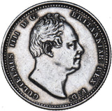 1837 Shilling - William IV British Silver Coin