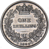 1838 Shilling - Victoria British Silver Coin - Nice