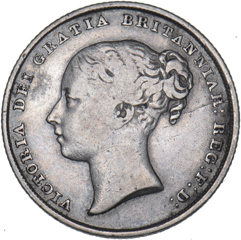 1839 Shilling - Victoria British Silver Coin