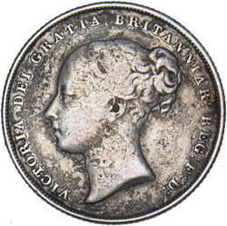 1840 Shilling - Victoria British Silver Coin