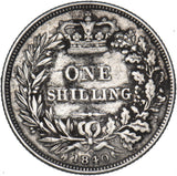 1840 Shilling - Victoria British Silver Coin