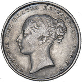 1840 Shilling - Victoria British Silver Coin - Nice