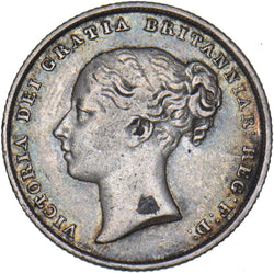 1842 Shilling - Victoria British Silver Coin - Nice