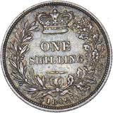 1842 Shilling - Victoria British Silver Coin - Nice