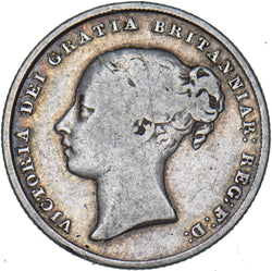 1846 Shilling - Victoria British Silver Coin