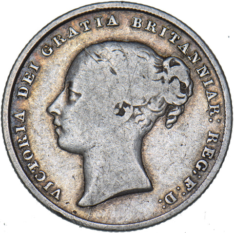 1846 Shilling - Victoria British Silver Coin