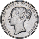1849 Shilling - Victoria British Silver Coin