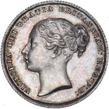 1862 Shilling - Victoria British Silver Coin - Superb