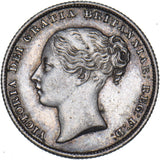 1864 Shilling (Die no. 31) - Victoria British Silver Coin - Very Nice