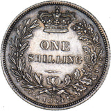 1864 Shilling (Die no. 31) - Victoria British Silver Coin - Very Nice