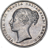 1866 Shilling (Die no. 50) - Victoria British Silver Coin - Very Nice