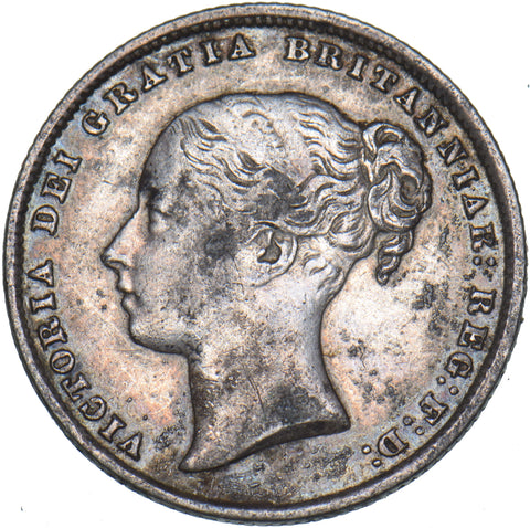 1866 Shilling (Die no. 59) - Victoria British Silver Coin