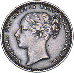 1868 Shilling (Die no. 30) - Victoria British Silver Coin - Nice