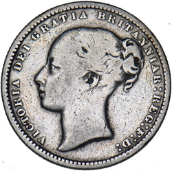 1868 Shilling (Die no. 50) - Victoria British Silver Coin