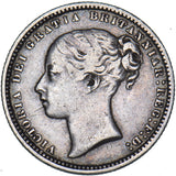 1869 Shilling (Die no. 11) - Victoria British Silver Coin - Nice