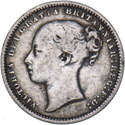 1869 Shilling (Die no. 5) - Victoria British Silver Coin