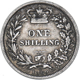 1869 Shilling (Die no. 5) - Victoria British Silver Coin