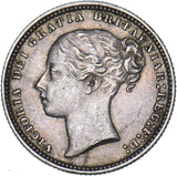 1872 Shilling (Die no. 66) - Victoria British Silver Coin - Very Nice