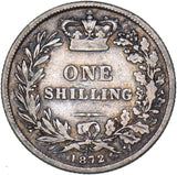 1872 Shilling (Die no. 21) - Victoria British Silver Coin