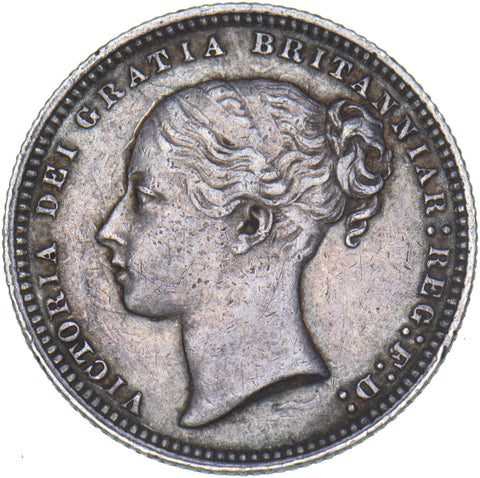 1873 Shilling (Die no. 59) - Victoria British Silver Coin - Nice