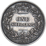 1873 Shilling (Die no. 59) - Victoria British Silver Coin - Nice