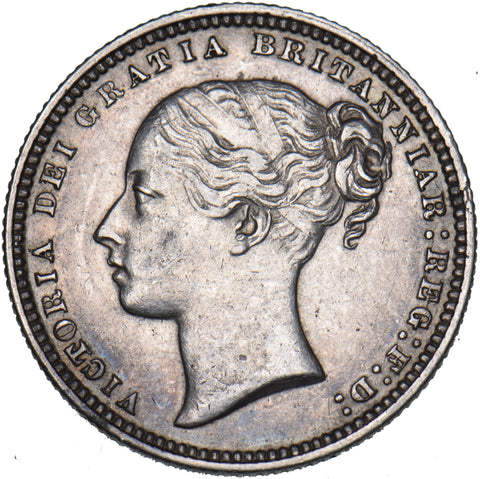 1874 Shilling (Die no. 30) - Victoria British Silver Coin - Nice