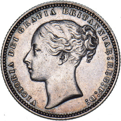 1874 Shilling (Die no. 12) - Victoria British Silver Coin - Nice