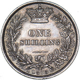 1878 Shilling (Die no. 13) - Victoria British Silver Coin - Very Nice
