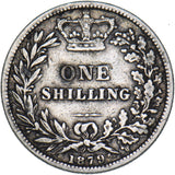 1879 Shilling - Victoria British Silver Coin