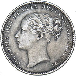1879 Shilling - Victoria British Silver Coin - Nice