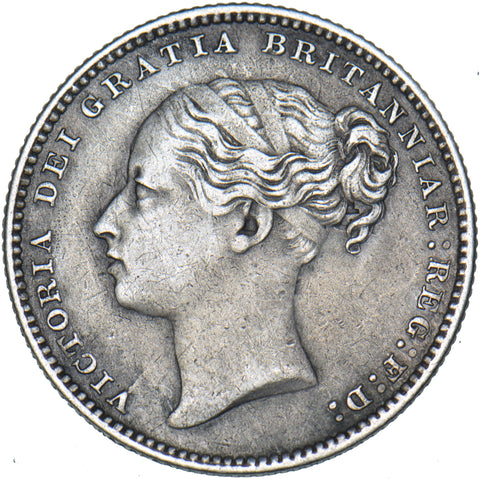 1879 Shilling - Victoria British Silver Coin - Nice