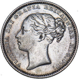 1880 Shilling - Victoria British Silver Coin - Nice