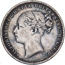 1880 Shilling - Victoria British Silver Coin - Nice