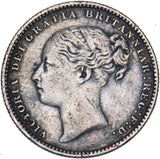 1880 Shilling - Victoria British Silver Coin - Nice