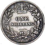1880 Shilling - Victoria British Silver Coin - Nice