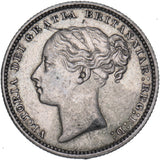 1880 Shilling - Victoria British Silver Coin - Nice