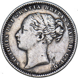1881 Shilling - Victoria British Silver Coin - Nice