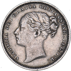 1883 Shilling - Victoria British Silver Coin - Nice