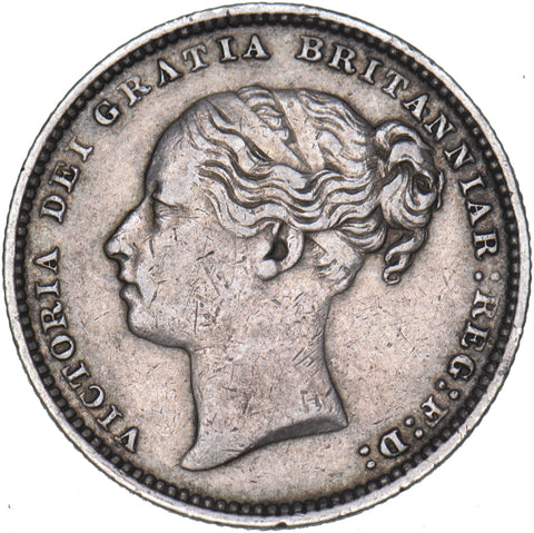 1883 Shilling - Victoria British Silver Coin - Nice