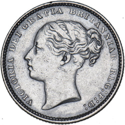 1883 Shilling - Victoria British Silver Coin - Nice