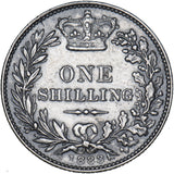 1883 Shilling - Victoria British Silver Coin - Nice